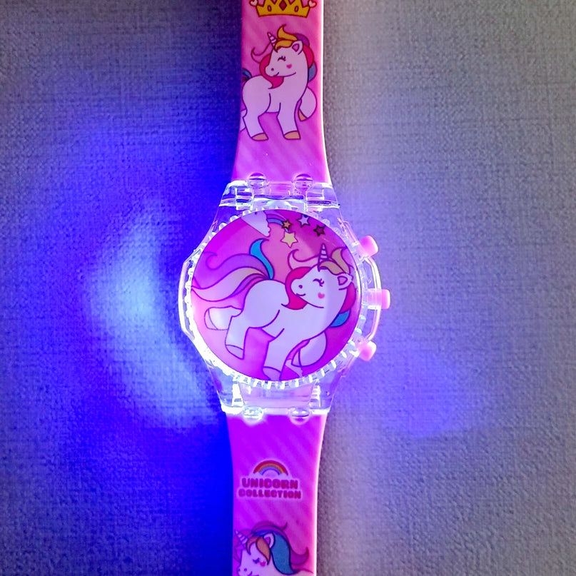 Deine leuchtende Einhorn Uhr mit Musik