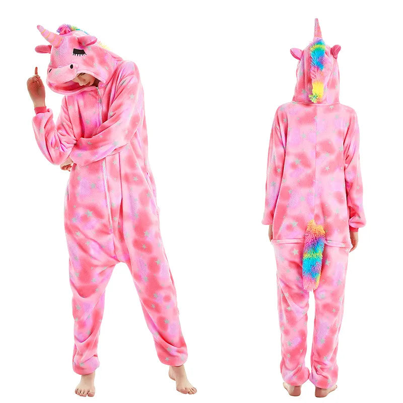 Dein Pink Rainbow Einhorn Onesie!