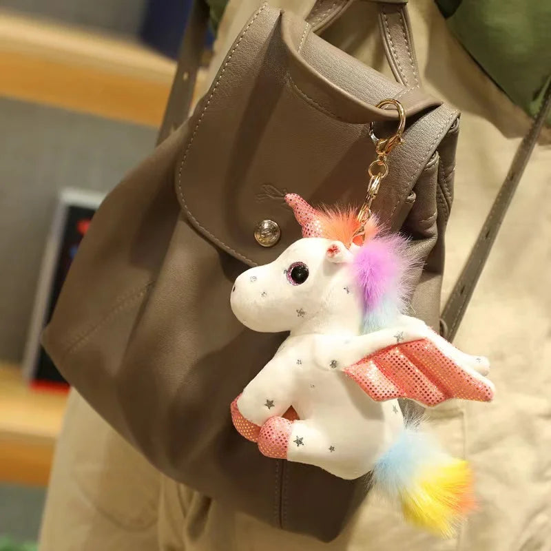 Kuscheliger Einhorn Plüsch-Anhänger