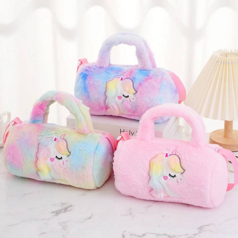 Deine flauschige Einhorn Umhängetasche!