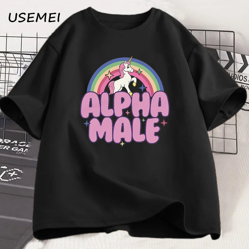 Dein strahlendes Einhorn T-Shirt Weiß!