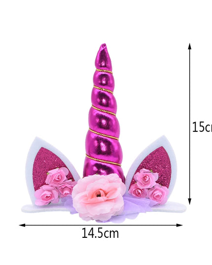 Glamouröser Einhorn Backform Topper