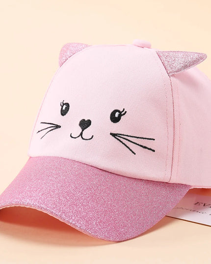 Bunte Einhorn Mütze im Cartoon-Stil für Kinder, eine Baseball Cap mit einem fröhlichen Einhorn-Motiv für den Alltag.