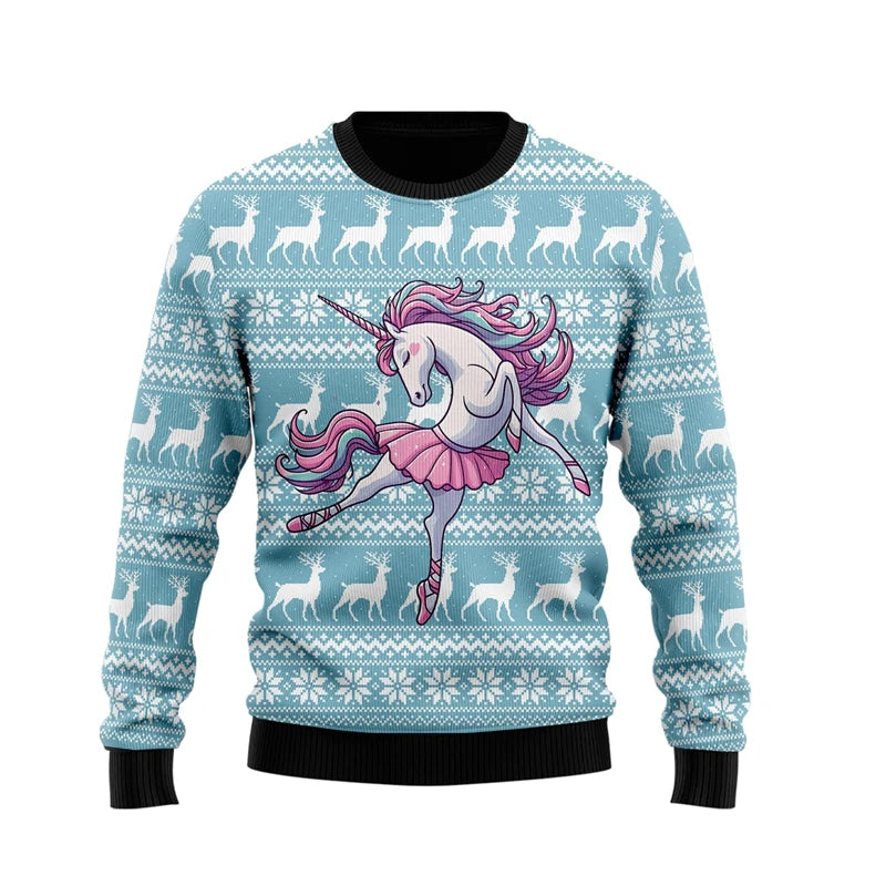 Dein lässiger Einhorn Jogginganzug-Pullover!