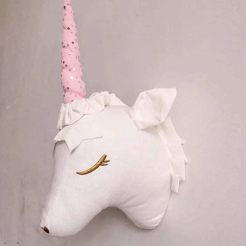 Flauschiges Einhorn Wandbild für dein Reich!