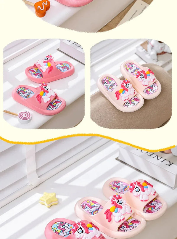 Rote Einhorn Hausschuhe für kleine Abenteuer!