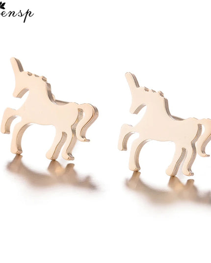 Magische Einhorn Ohrringe in Weiss!