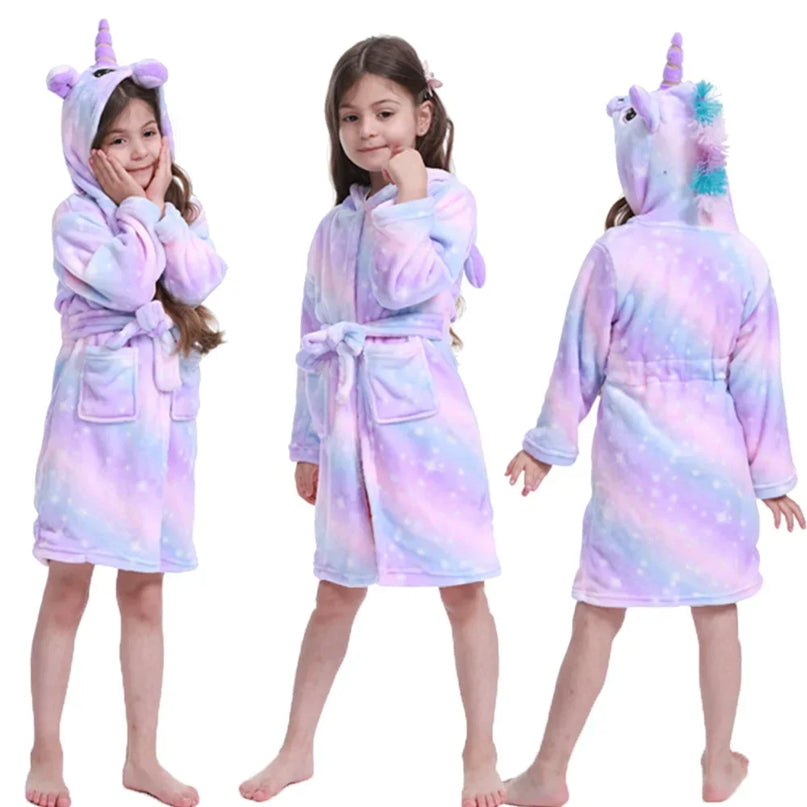 Dein kuscheliges blaues Einhorn Handtuch