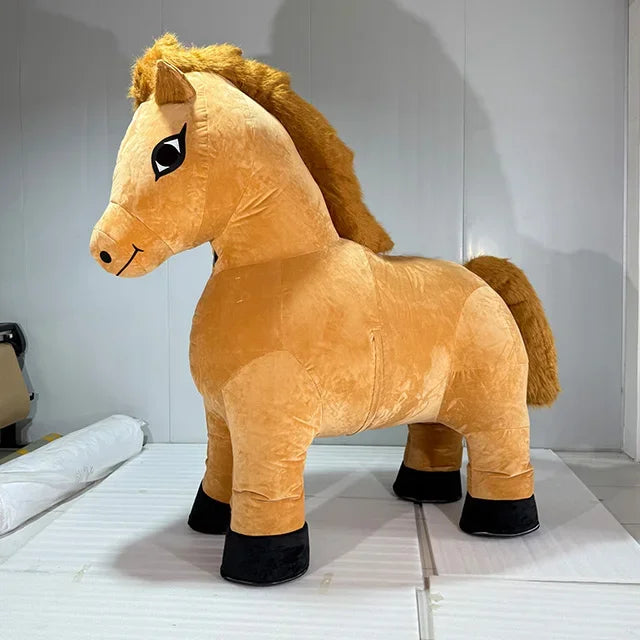Strahlendes Aufblasbares Einhorn Kostuem!