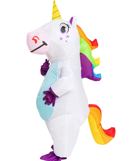 Süßes Aufblasbares Einhorn Kostuem Rosa