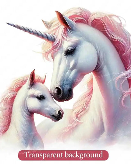 Dein liebevolles Einhorn Wandtattoo Mutter &