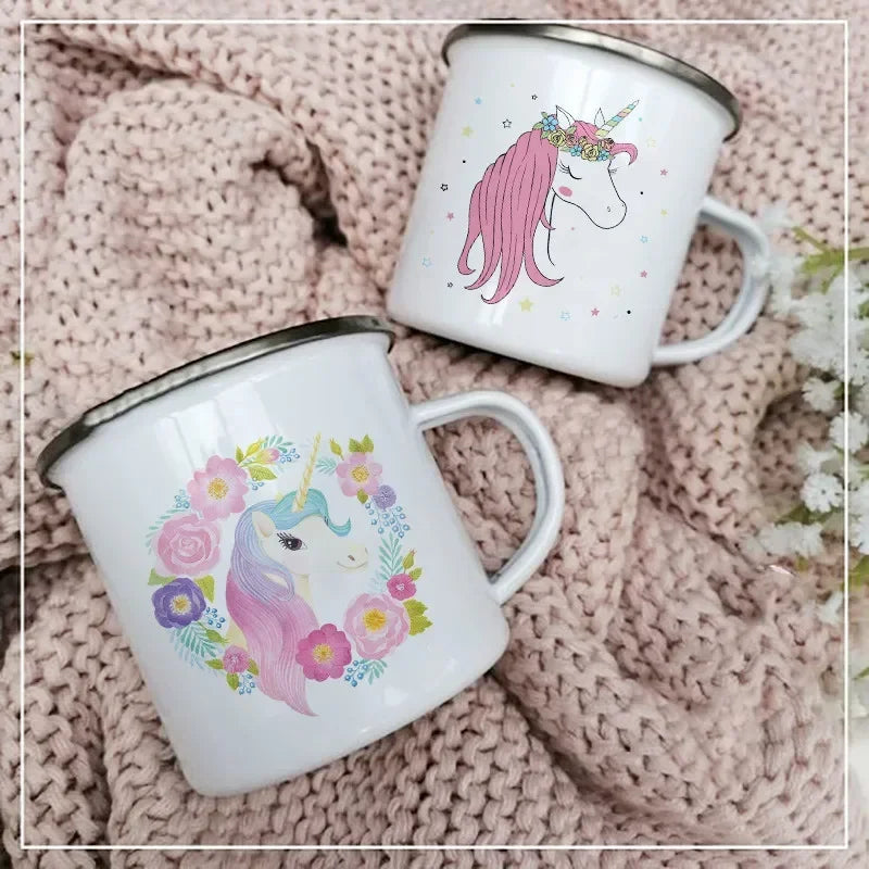 Deine coole Einhorn Tasse aus Emaille!