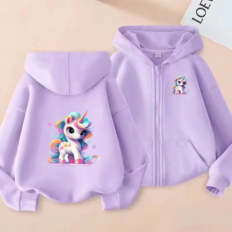 Deine zauberhafte Einhorn Jacke in Pink!