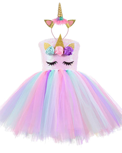 Dein traumhaftes Riesen Einhorn Tüllkleid!