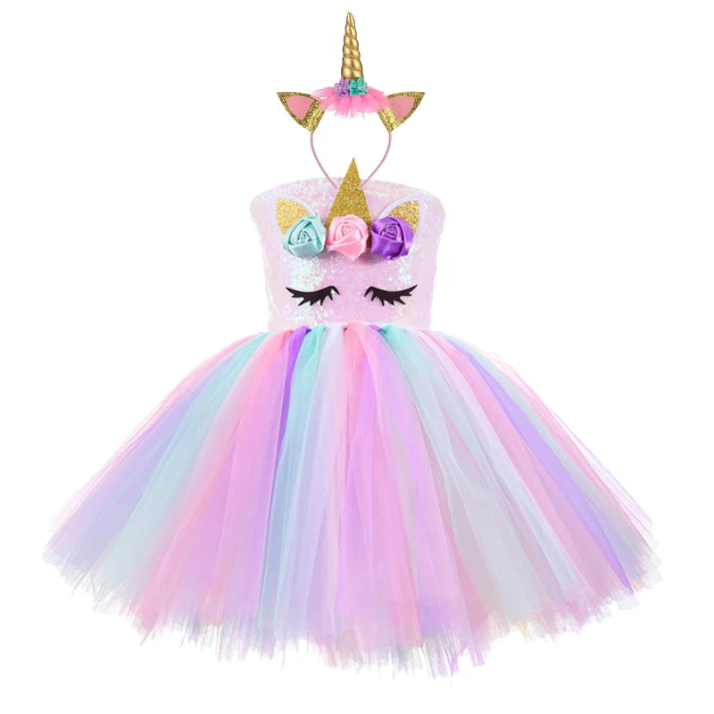 Dein traumhaftes Riesen Einhorn Tüllkleid!