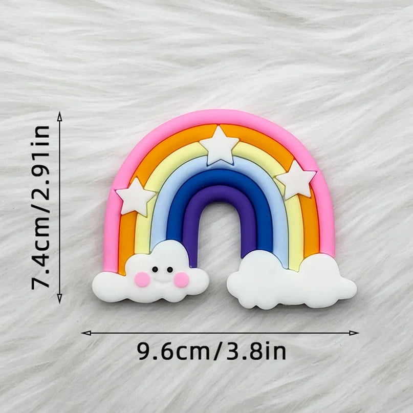 Regenbogen Einhorn Backform Topper