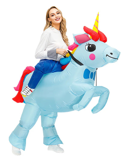 Zauberhaftes Aufblasbares Einhorn Set!