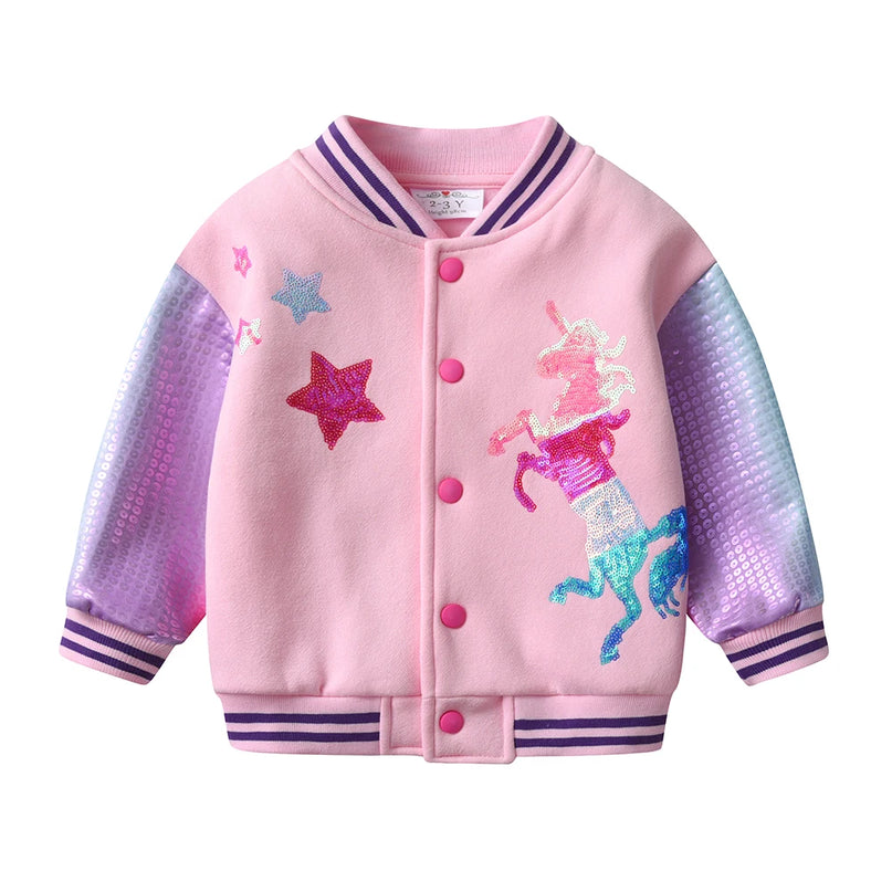 Funkelnde Einhorn Jacke für deine