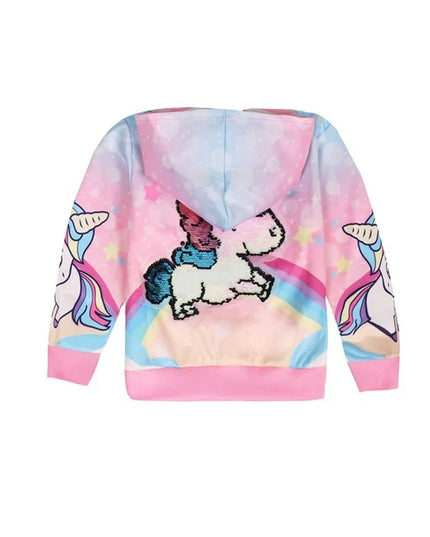 Deine zauberhafte Einhorn Jacke in Rosarot!