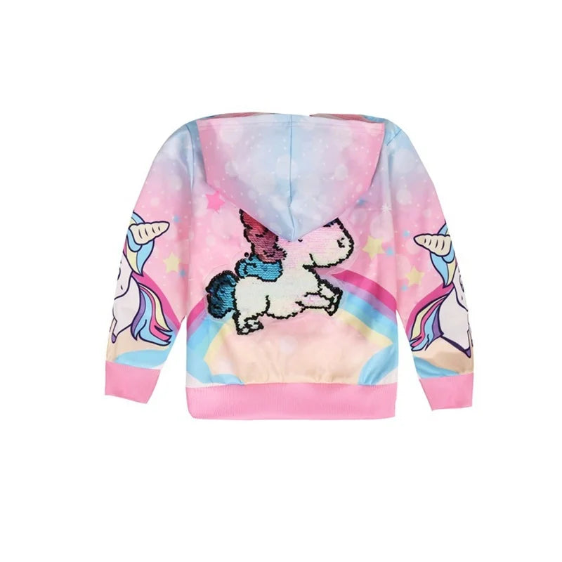 Deine kuschelige Einhorn Jacke in Pink!