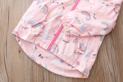 Deine zauberhafte Regenbogen Einhorn Jacke