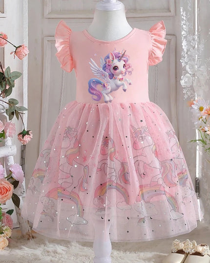 Dein Einhorn Kleid mit leuchtendem Farbspiel