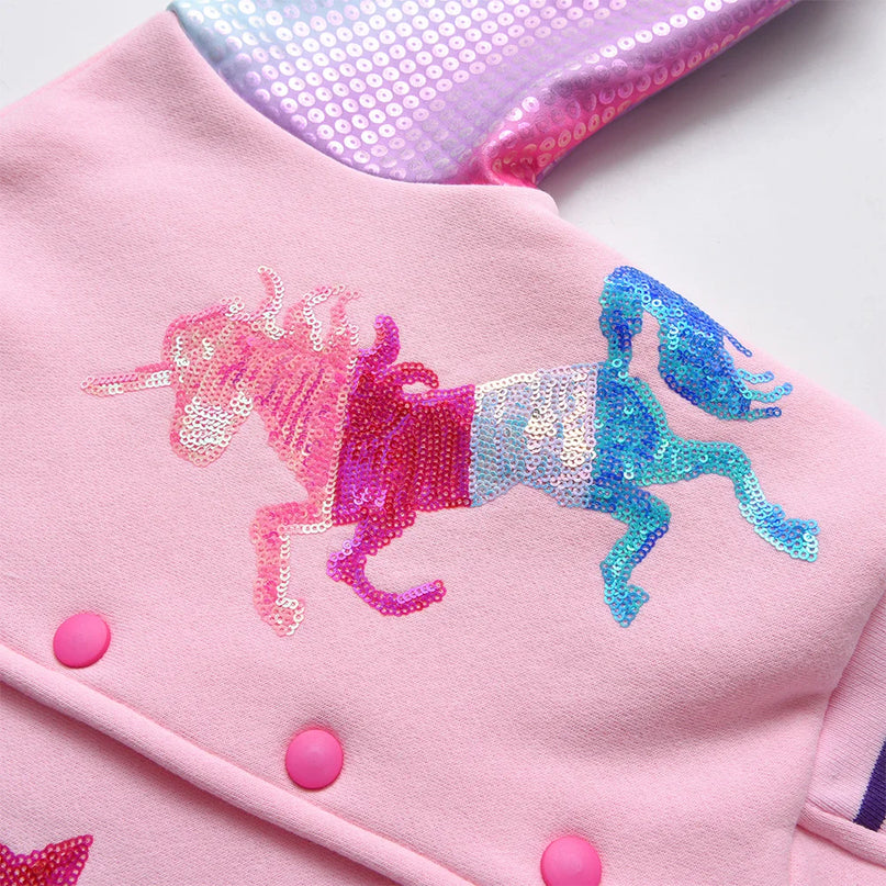 Wärmende Einhorn Jacke für kalte Tage