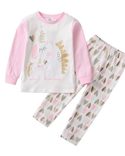 Dein süßer Einhorn Pyjama Baumwoll-Set