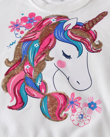 Dein glitzernder Einhorn Hoodie mit