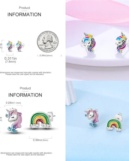 Mini Einhorn Creolen – Dein süßer Hingucker!