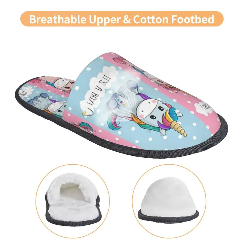 Deine flauschigen Einhorn Hausschuhe!