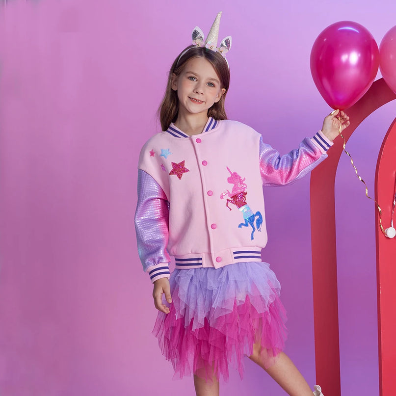 Funkelnde Einhorn Jacke für deine