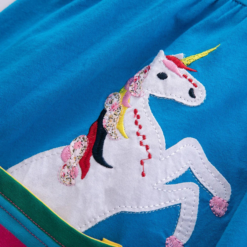 Dein cooles Einhorn Kleid in Grau!