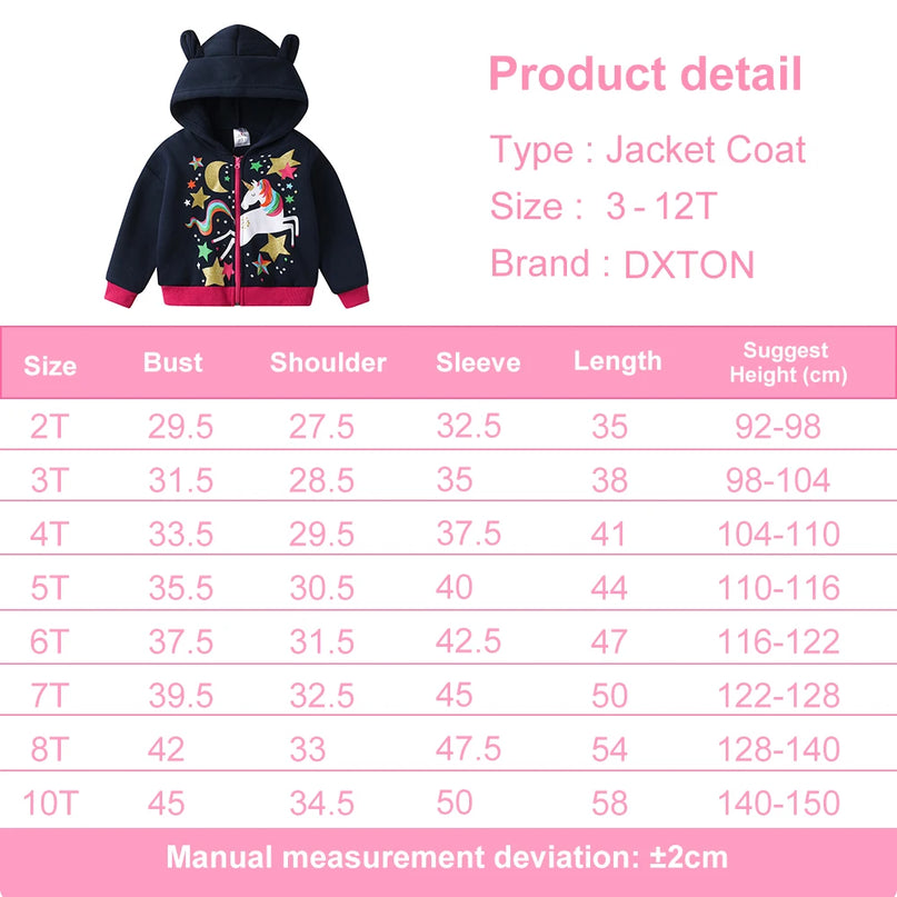 Deine sportliche Einhorn Jacke für jeden Tag!