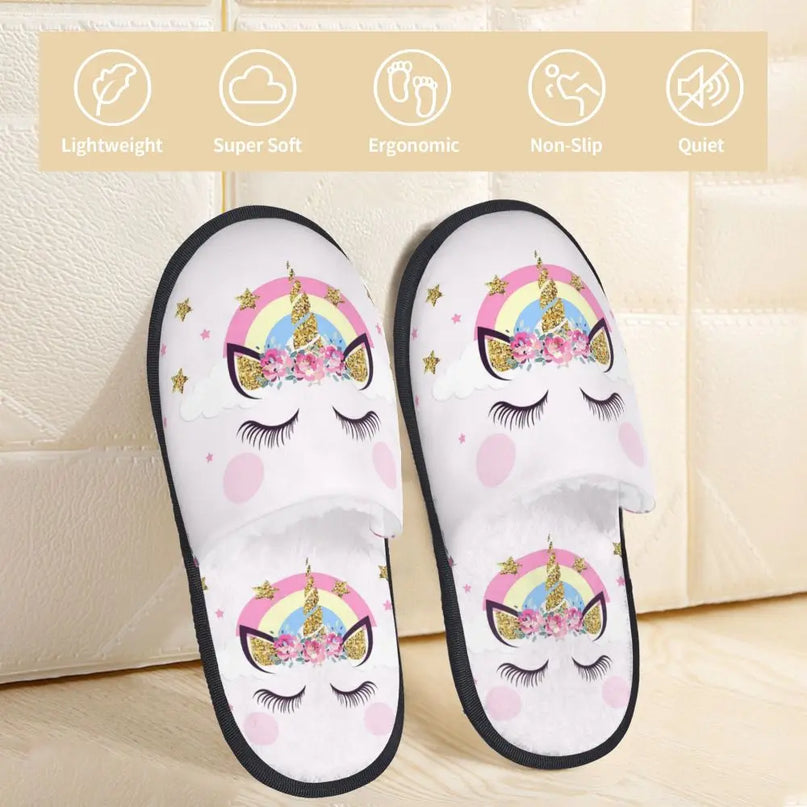 Deine neuen Einhorn Hausschuhe – so weich!