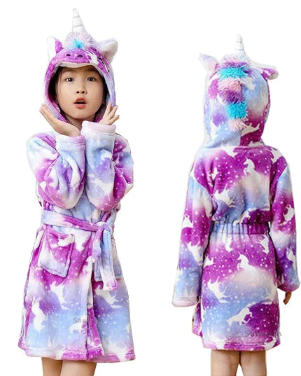Süßer Einhorn Pyjama Bademantel R-07