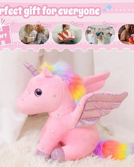 Dein süßes Einhorn Kissen mit Sternen und