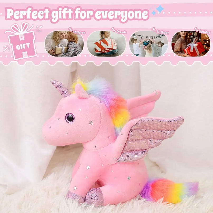 Dein süßes Einhorn Kissen mit Sternen und