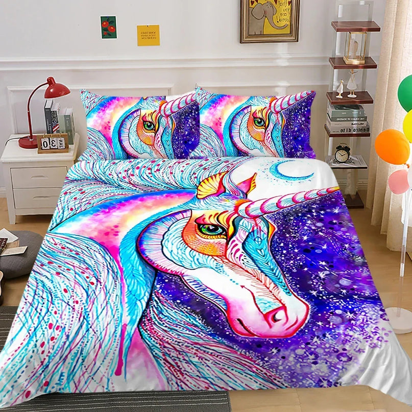 Deine Einhorn Bettwäsche für galaktische