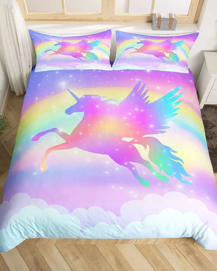 Dein leuchtendes Einhorn Bettwäsche-Set!