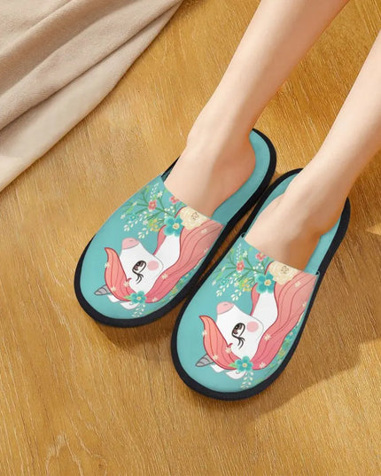 Kuschelige Einhorn Hausschuhe für dich!
