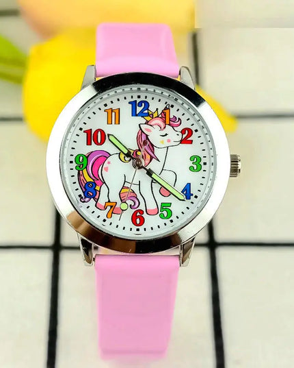 Deine zauberhafte Einhorn Uhr aus Leder!