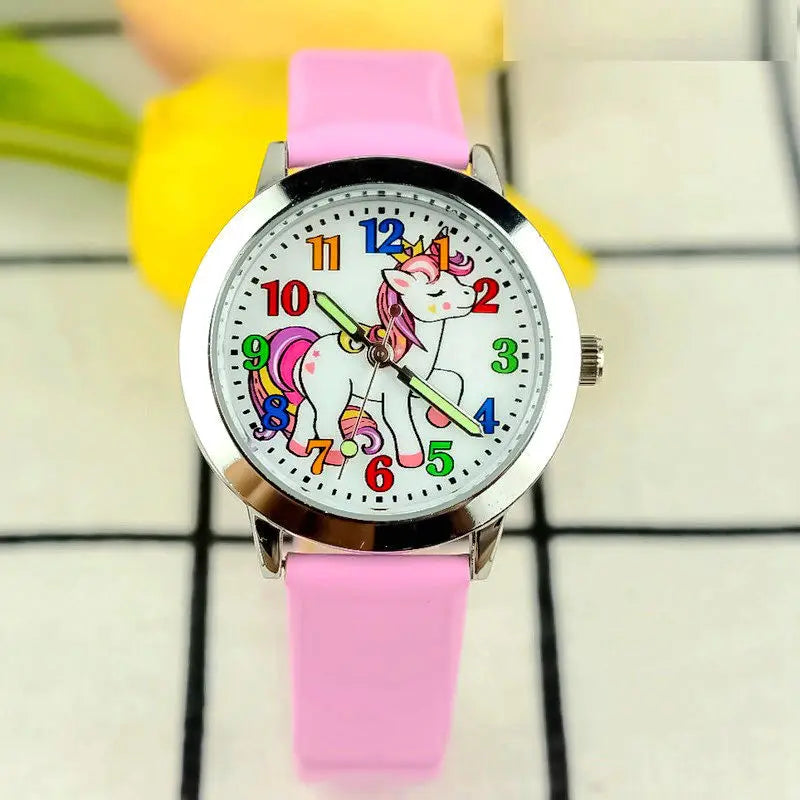 Deine zauberhafte Einhorn Uhr aus Leder!