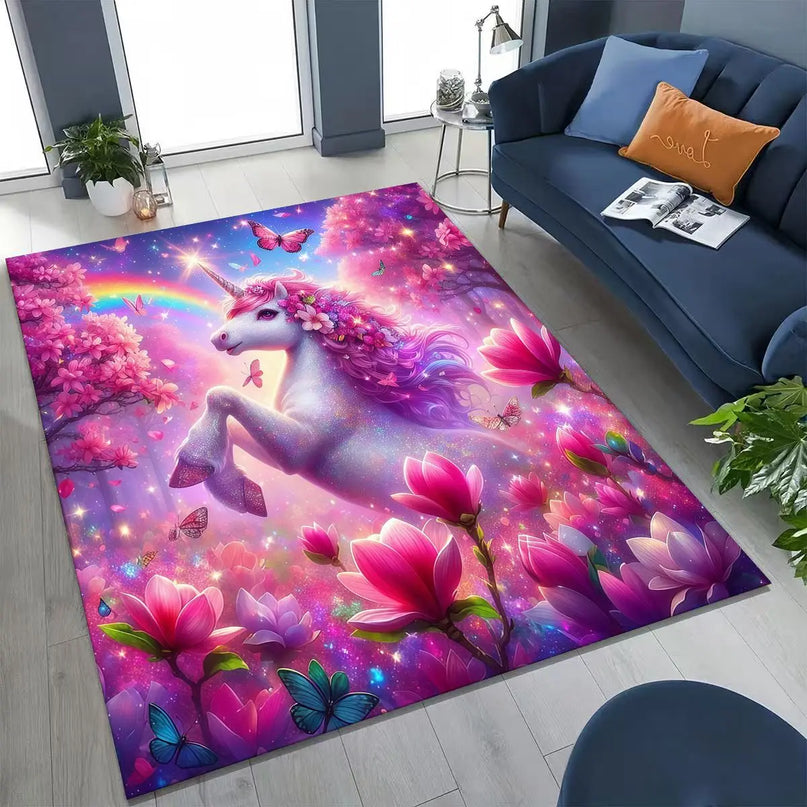 Dein Einhorn Sessel Regenbogen-Mädchen