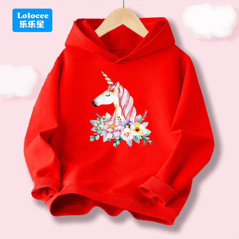 Dein blumiger Einhorn Hoodie Traum!