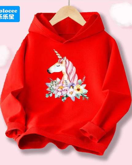 Dein magischer Einhorn Hoodie in Schwarz!
