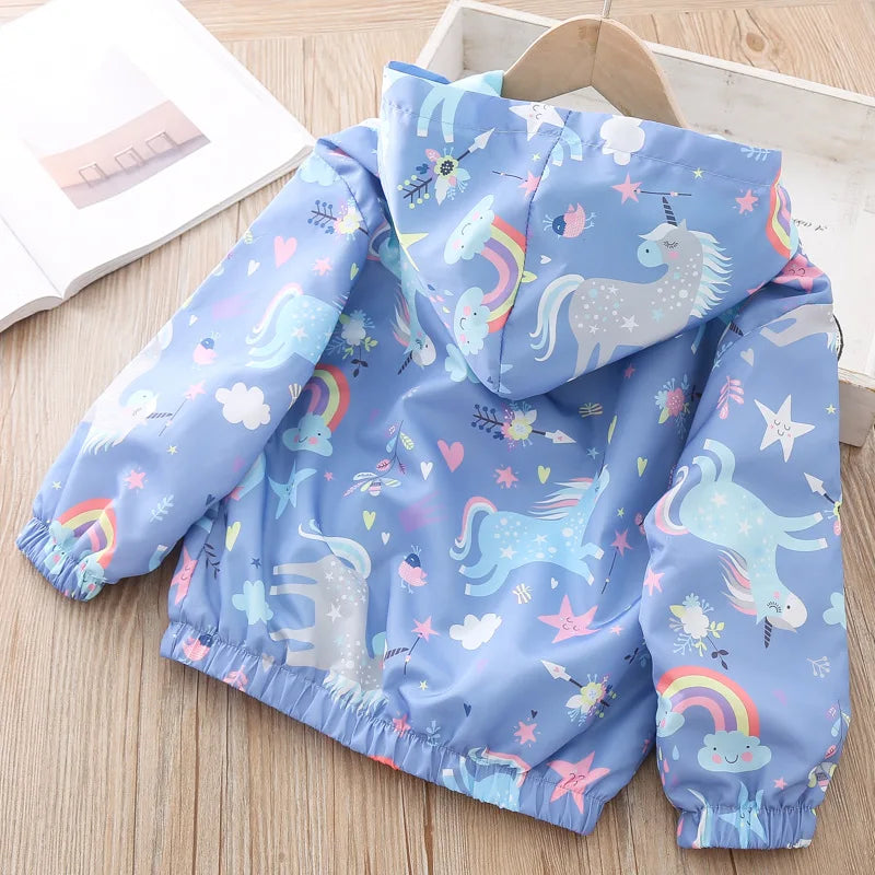 Frühlingsgefühle mit deiner Einhorn Jacke!