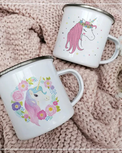 Deine coole Einhorn Tasse aus Emaille!