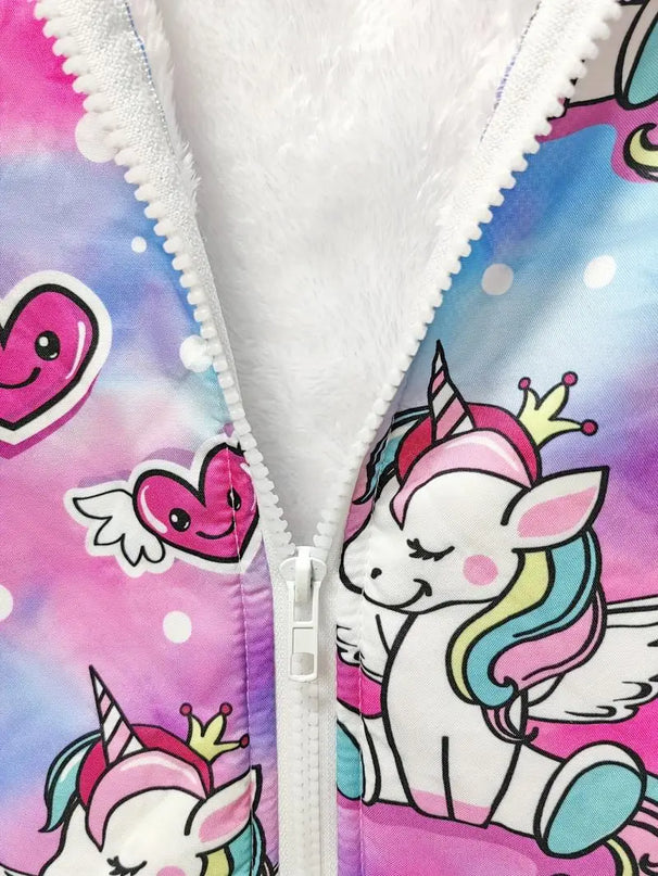 Deine kuschelige Einhorn Jacke für kalte