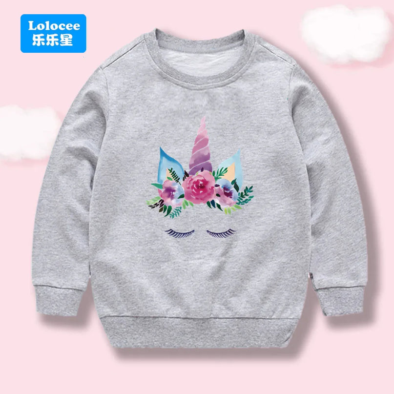Dein cooler Einhorn Hoodie in Schwarz!